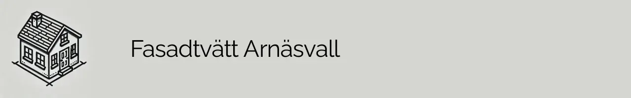 Fasadtvätt Arnäsvall