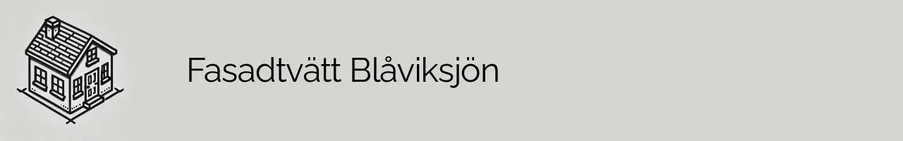 Fasadtvätt Blåviksjön