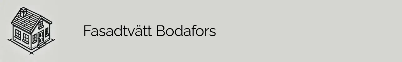 Fasadtvätt Bodafors