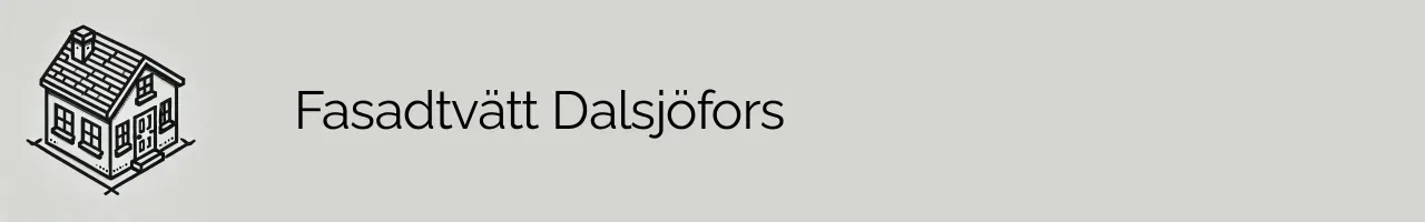 Fasadtvätt Dalsjöfors