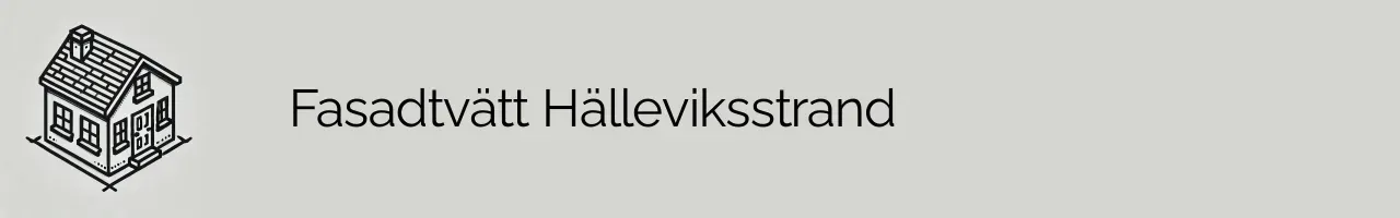 Fasadtvätt Hälleviksstrand