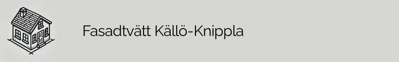 Fasadtvätt Källö-Knippla