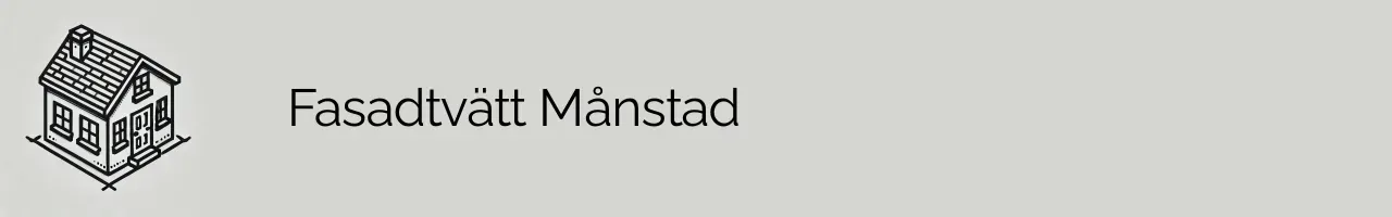 Fasadtvätt Månstad