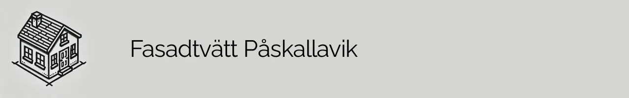 Fasadtvätt Påskallavik