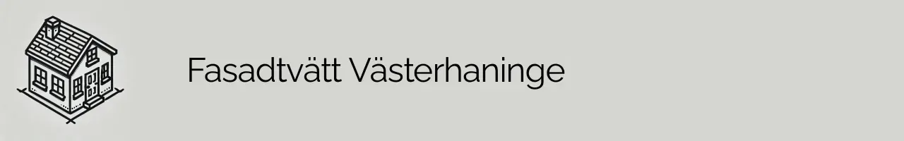 Fasadtvätt Västerhaninge