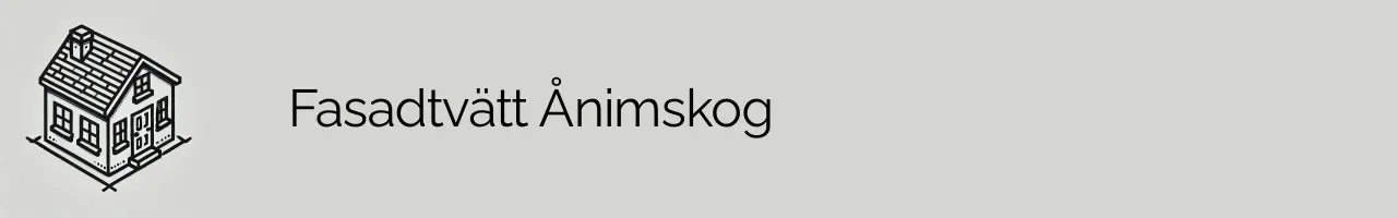 Fasadtvätt Ånimskog